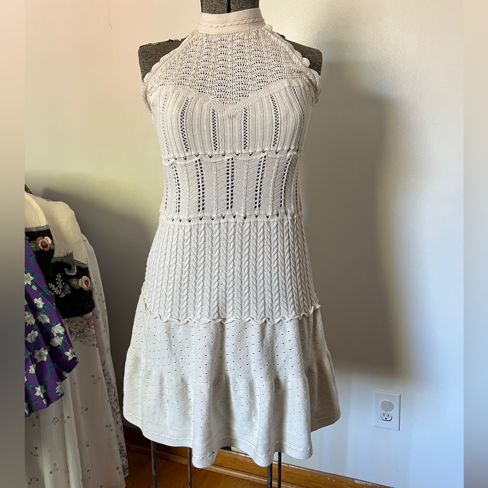 Moda international knit halter dress